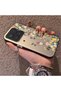 Mi 15 5g Compatible Silicone Edge Hard Back Case Couple Phone Case with Floral Pattern - 2