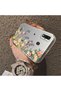 Samsung Galaxy A30 Compatible Silicone Edge Hard Back Case Couple Phone Case with Floral Pattern - 4