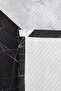 Geometric Black Young Room Single Pique Set - Pink Marble 160X220 cm Quilted Bedspread - 7