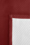Burgundy Quilted Single Pique Set - Modern Solid Color Tile 160X220 cm Seasonal Bedspread - 7