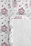 Princess Castle Pink Girls' Pique Set-Fairy Tale Pastel White Baby Room Bedspread-160X220 cm - 7