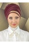 Gold Stone Evening Dress Shawl Bonnet - 2
