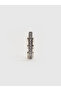 Altıgen Form Taş Detaylı Earcuff - Stud - 3