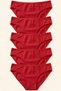 Ms Red Women's Bikini Panties Cotton 5-Pack