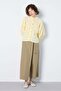 Women's Drawstring Muslin Shirt Yellow 31146 - 7