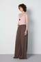 Women's Premium Modal Fabric Loose Cut Trousers Brown 31062 - 5