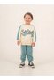 3-4-5-6 Years Old Seasonal Printed Piecewise Track Pants with Belt for Boys