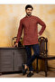 Mens All-Over Printed Cotton Short Kurta - 3