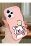 Poco X5 Pro 5g Compatible Case Camera Protector Pink Silicone Couple Phone Case Cat Pattern