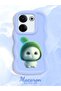 Tecno Camon 20 Compatible Case Camera Protector Blue Silicone Couple Phone Case Cute Pattern - 2