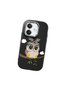 Oppo A3 Compatible Case Camera Protective Black Silicone Couple Phone Case Owl Patterned - 3