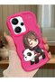 Redmi Note 13 Pro Plus 5g Compatible Case with Camera Protector Red Silicone Couple Phone Case Panda Pattern