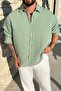 Movi Dik Slim Line Loose Shirt Mint