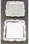 2 Pieces Presentation Tray Lalezar Full Silver Tray 22 cm - 2