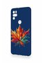 Omix X300 Compatible Colorful Leaf Patterned Silicone Case - 4