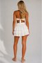 Ruffled High Waist Mini Skirt Layered Skirt Alaçatı Style Wrinkled Mini Skirt Without Shorts Mykonos Skirt - 3