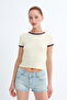 Piping Detailed T-Shirt P1953 - 2