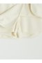 Özmarka New Season Ecru Elastic Waist Sports Shorts Skirt - 8
