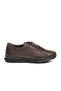 Brown Genuine Leather Women's Casual Shoes 695 Z