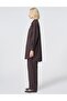 Pocket Detailed Cotton Double Suit Dark Brown - 3