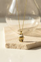 Stylish Necklace with Yellow Stone and Rabbit Figure - 5