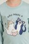 Mommy and Me Who Needs a Hug Green Long Sleeve Pajama Set Rp3902-A-V2 - 5