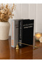 Set of 2 Fabric Decorative Book Boxes - Hidden Storage Box