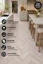 Premium Self-Adhesive Wood Herringbone Parquet Look Pvc Floor Wall Cabinet Covering - 2