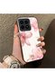Redmi K90 5g Compatible Silicone Edge Hard Back Case Couple Phone Case with Floral Pattern - 3