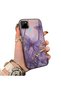 Realme C21Y Compatible Silicone Edge Hard Back Case Couple Phone Case with Butterfly Pattern