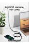 كابل USB من النوع C إلى النوع C (2 متر) 100 واط - هيكل معدني فائق المتانة، شحن سريع USB 3.1 - 3