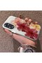 Oppo A60 Compatible Silicone Edge Hard Back Case Couple Phone Case with Floral Pattern - 2