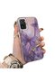Poco M5S Compatible Silicone Edge Hard Back Case Couple Phone Case Butterfly Pattern