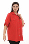 100% Cotton Large Size Natural Shirt - 2