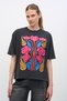 Retro Floral Printed T-Shirt