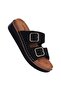 480-15 Elite Black Women's Daily Comfortable Slippers