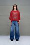 Blue Plaid Detailed Denim Trousers 18269 - 3