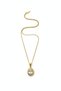 Stylish Steel Necklace with Yellow Oval Stone - Ideal for Everyday and Special Occasions - 3