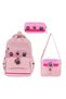 Unisex 3-Piece Primary School Bag 40*30 cm Lunch Box Pencil Case Orthopedic Primary School Bag