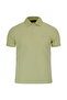 Green Regular Fit Polo Collar Cotton T-Shirt