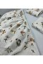 100% Cotton Fabric Elastic Bed Sheet+Pillowcase for Padded Beds Corner Depth 28-30 cm Soft Fabric New Season - 2