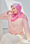 Velora Scarf Illustration Art Fuchsia - 5