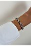 Special Series Chain Silvery Interlocking Italian Xp Chain Silver Bracelet