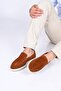 Laceless Rubber Sole Genuine Leather Loafer 028-2000 Men's Shoes - 4