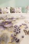 Cream Nayra 3D Flower Double Duvet Cover Set – 4 Pieces - 3
