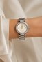 Silver Color Women's Wristwatch with Stone Detail - 2