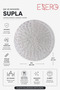 30833 American Service Placemat 6 Pieces Silver Mosaic Patterned 38X38 cm Decorative Table Mat - 4