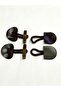 Brown Leather Button with Leather Loop / 12cm / Button Set (Cbn26)