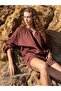 Kaya Buttoned Blouse - Bordo - 4