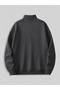 Men's Standing Collar Zippered Printed Comfortable Cut Sweatshirt - 2